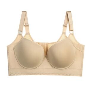 FallSweet Plus Size Push Up Bras for Women  Hide Back Fat Deep Cup Bra Smoothing
